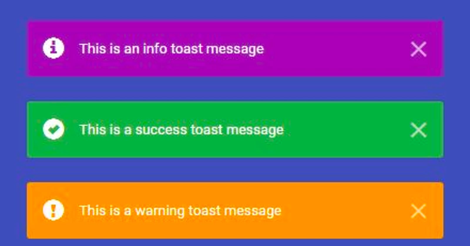 [Simple Web Apps] 1. Simple Toast notifications