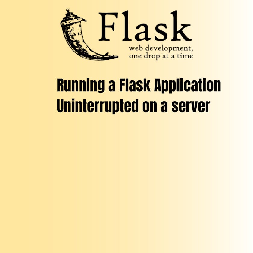Two options to run your Flask Application on a server