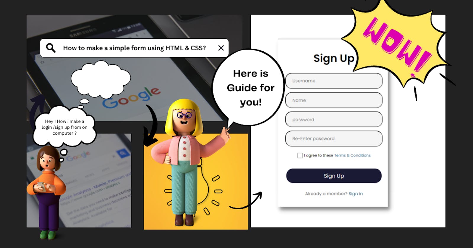 Creating a Basic Form using HTML and CSS: A Step-by-Step Guide