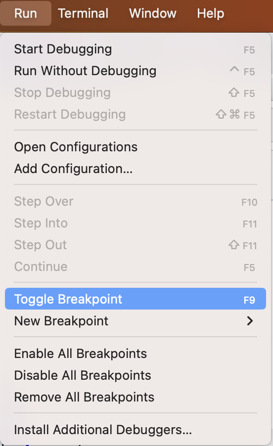 Add a new breakpoint