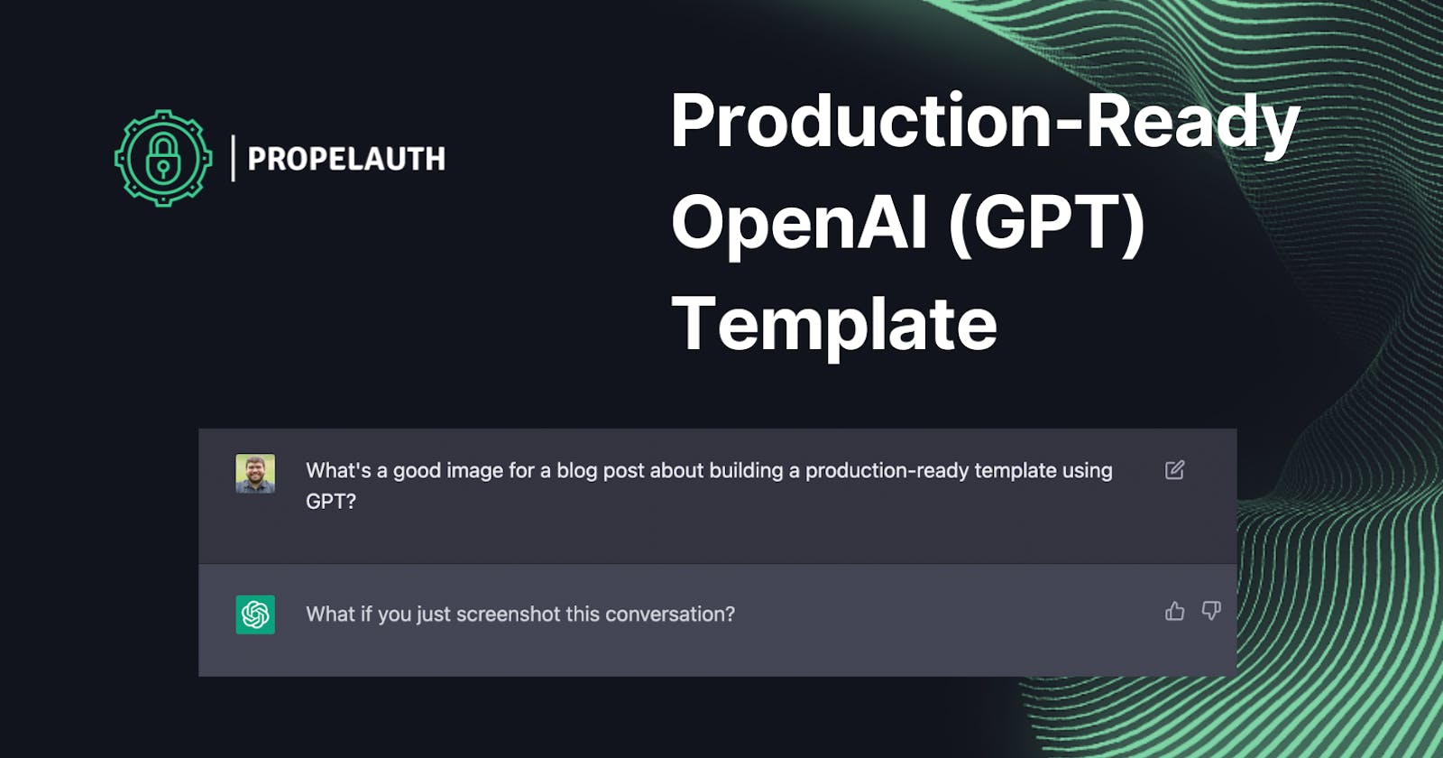 Production-Ready OpenAI (GPT) Next.js Template