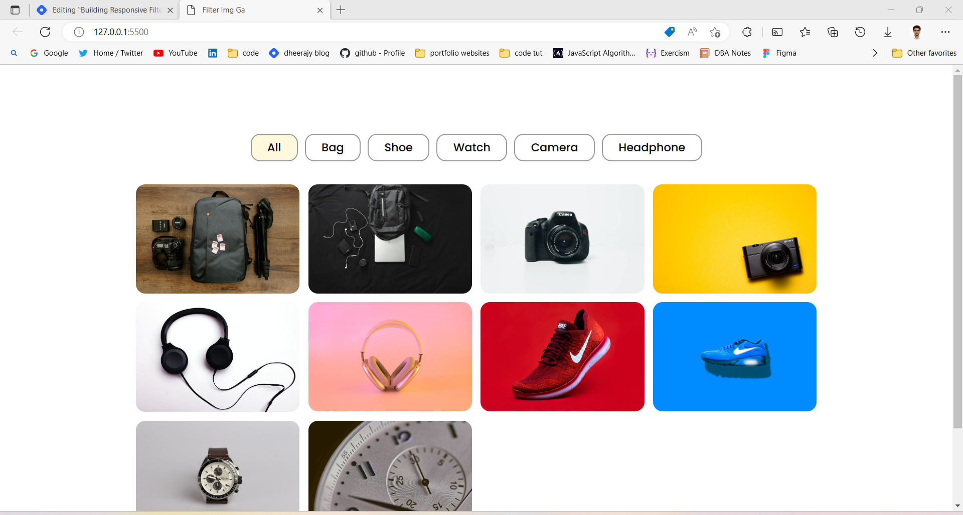 Building Responsive Filterable Image Gallery Using HTML CSS ...