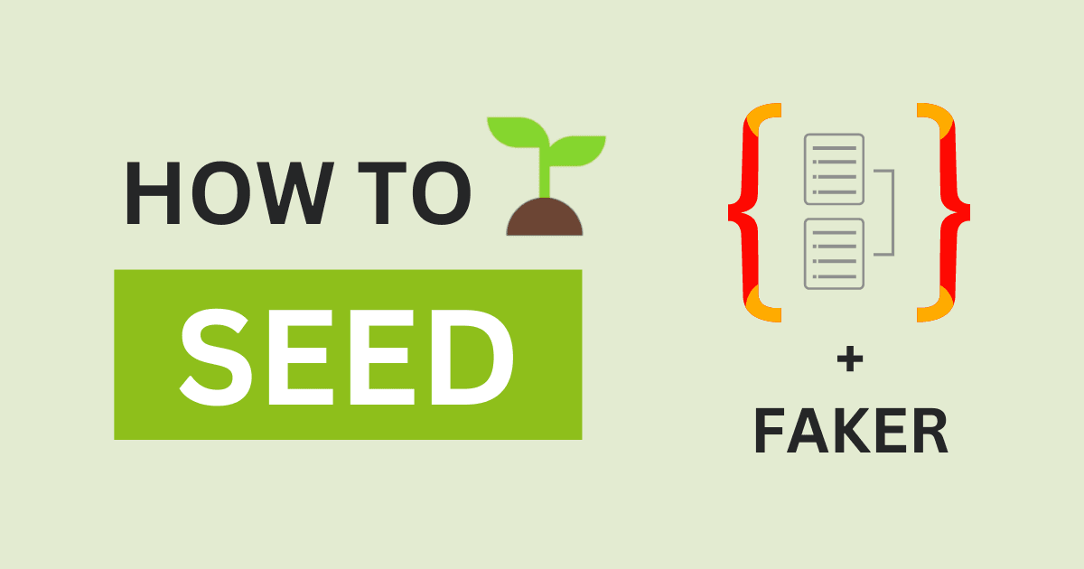 How to seed a database with TypeORM and Faker in 2023
