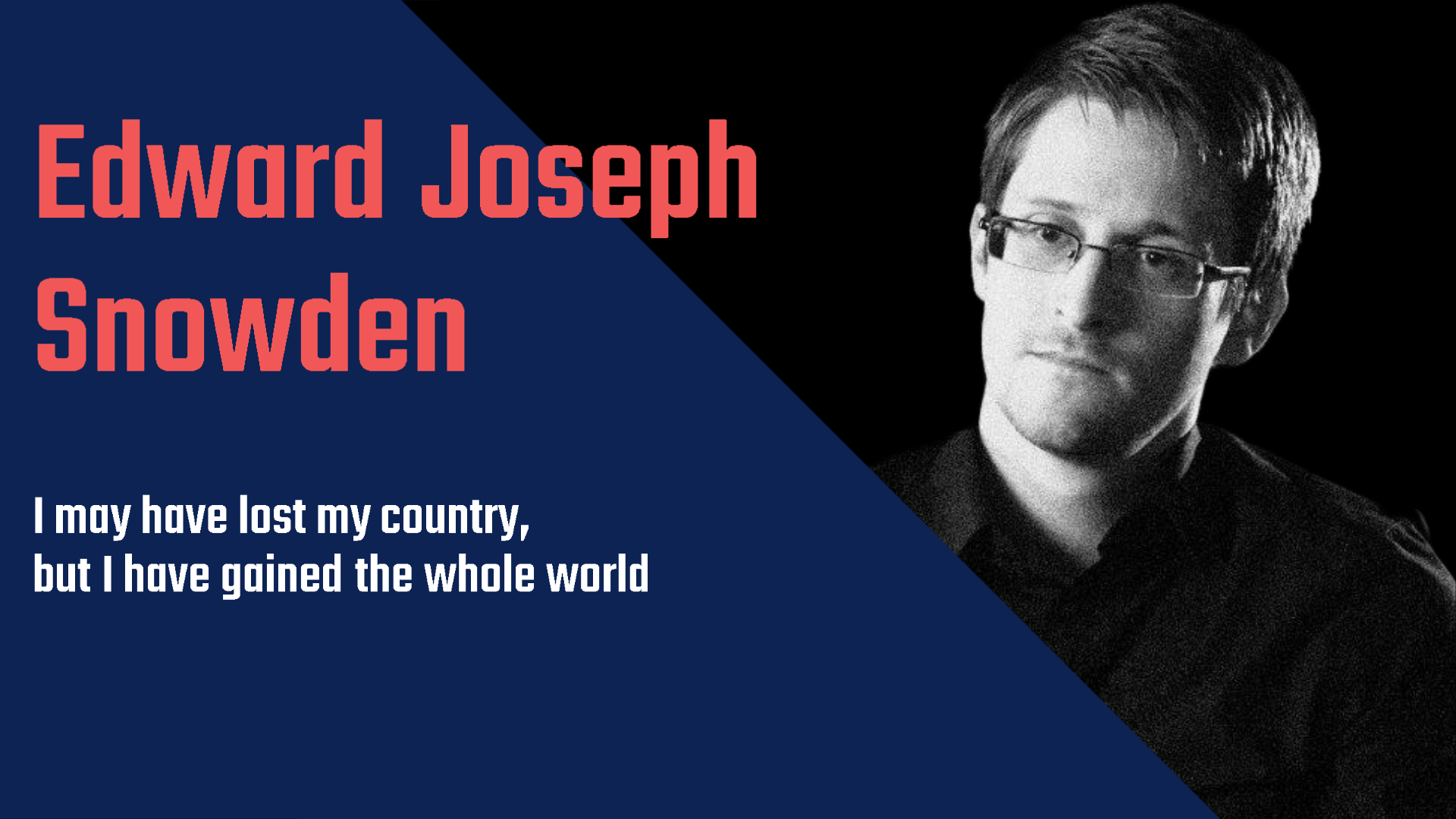 Edward Joseph Snowden: The Whistleblower Who Revealed the Truth About Surveillance