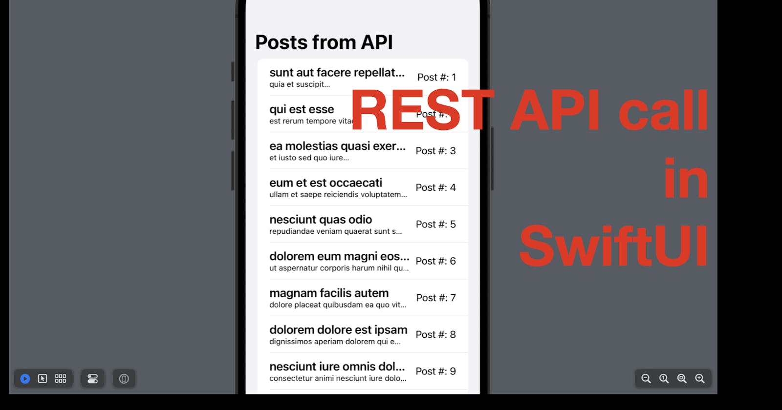 REST API Call in SwiftUI