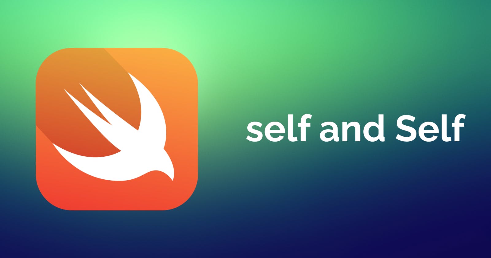 Difference between self and Self in Swift