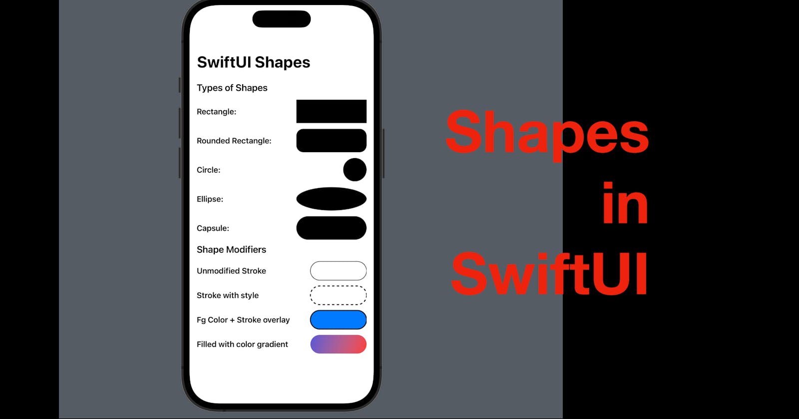 SwiftUI Shapes