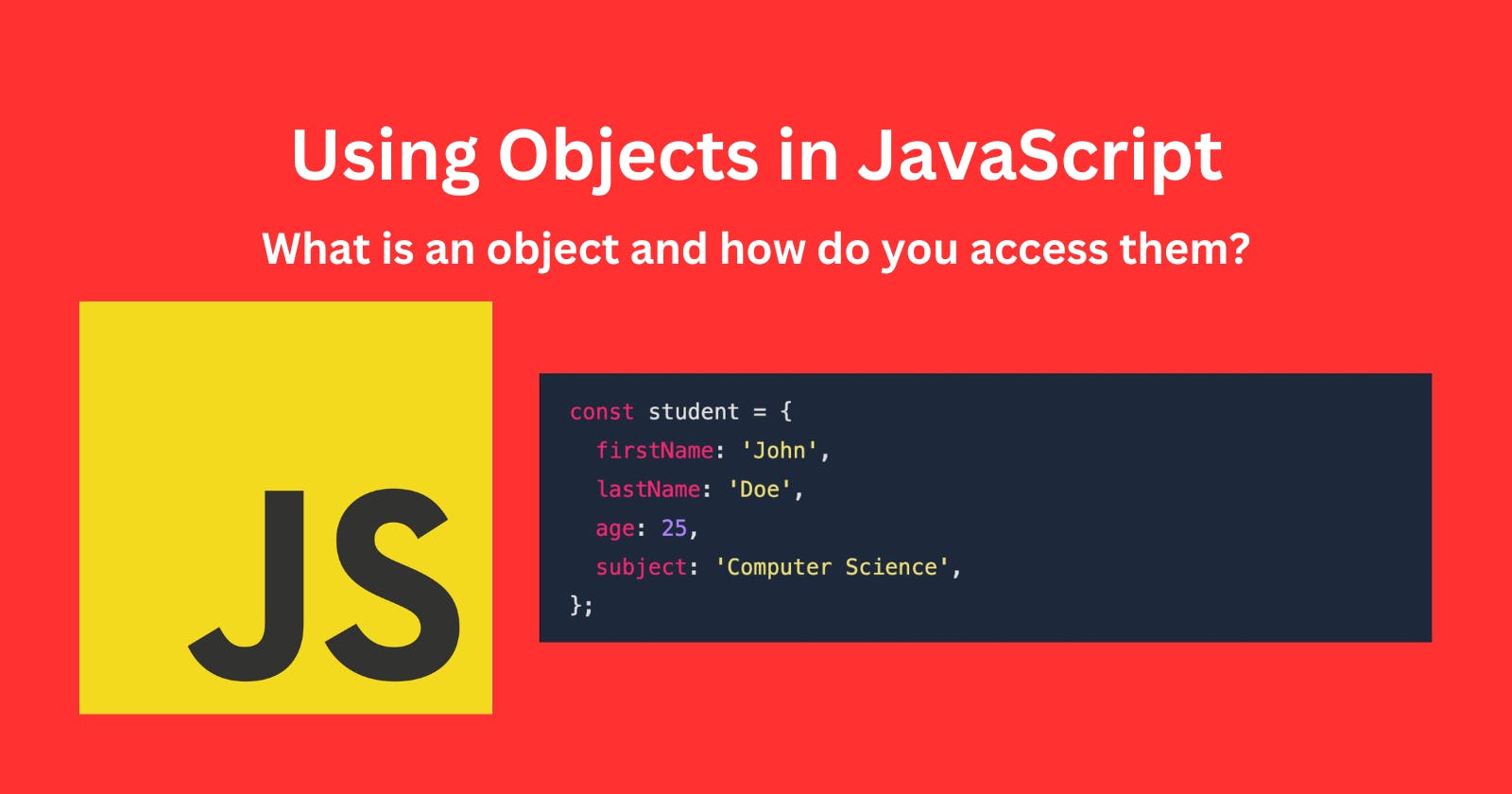 Using Objects in JavaScript