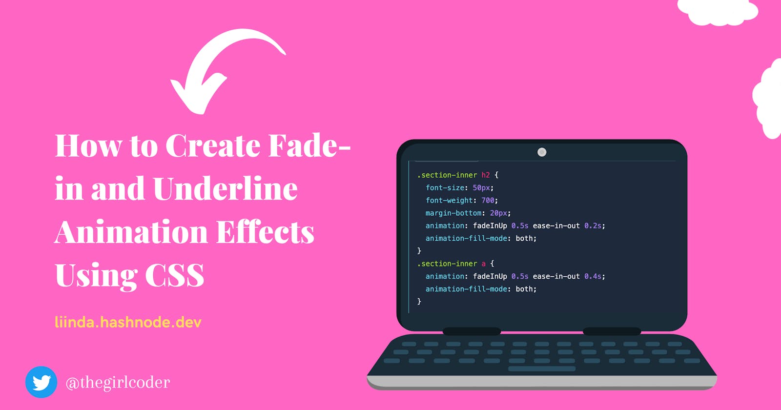 How to Create  Fade-in and Underline Animation Effects Using Css