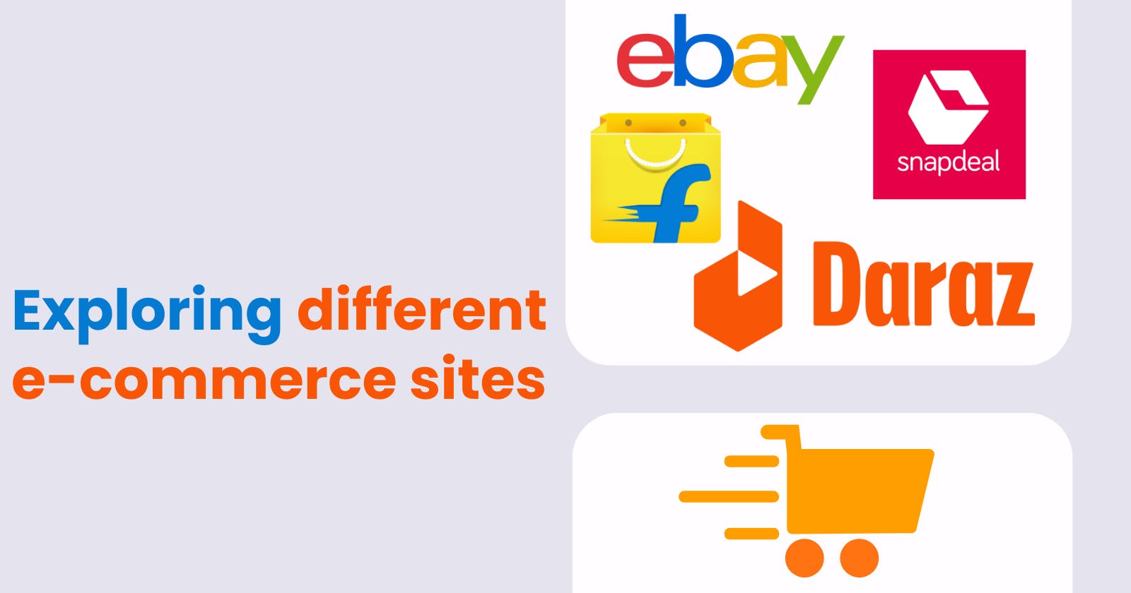 Exploring the e-commerce sites