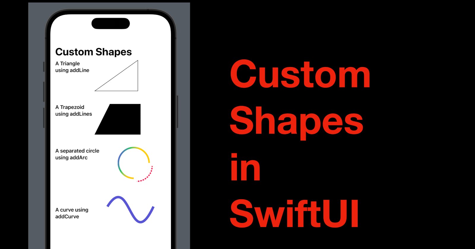 Custom Shapes in SwiftUI