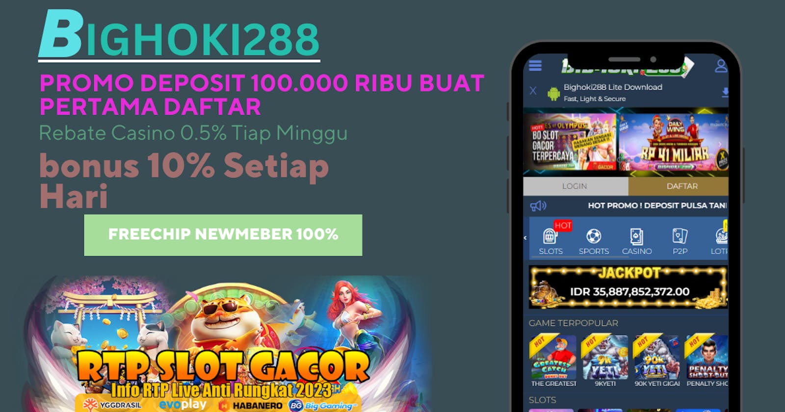 Link Slot Online Gacor Deposit Pakai Dana E-Wallet - Bighoki288