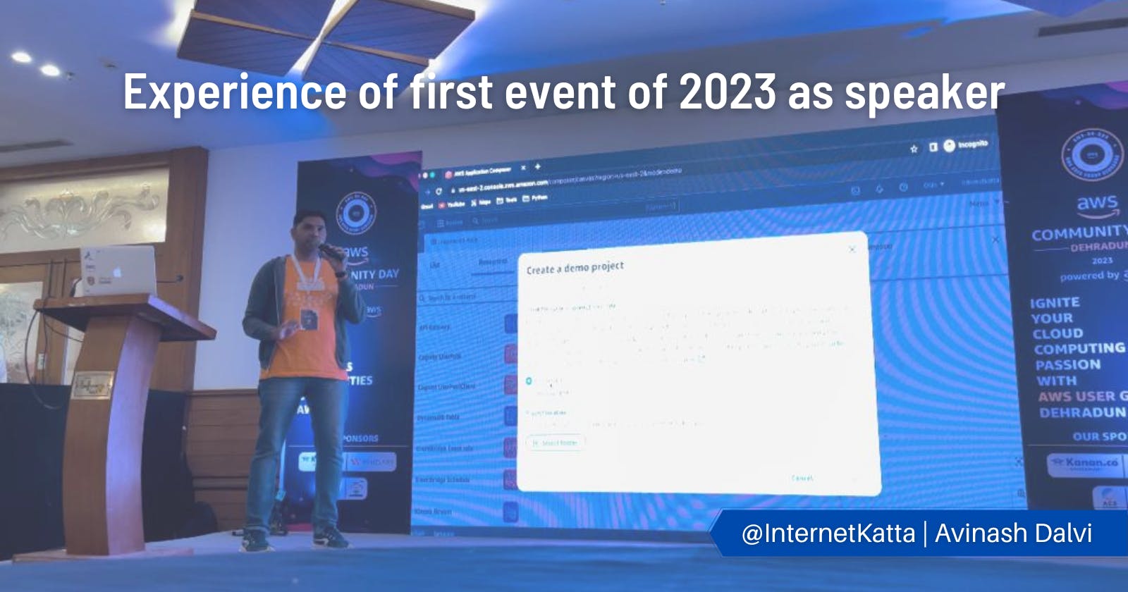 Experience of first event of 2023 as speaker