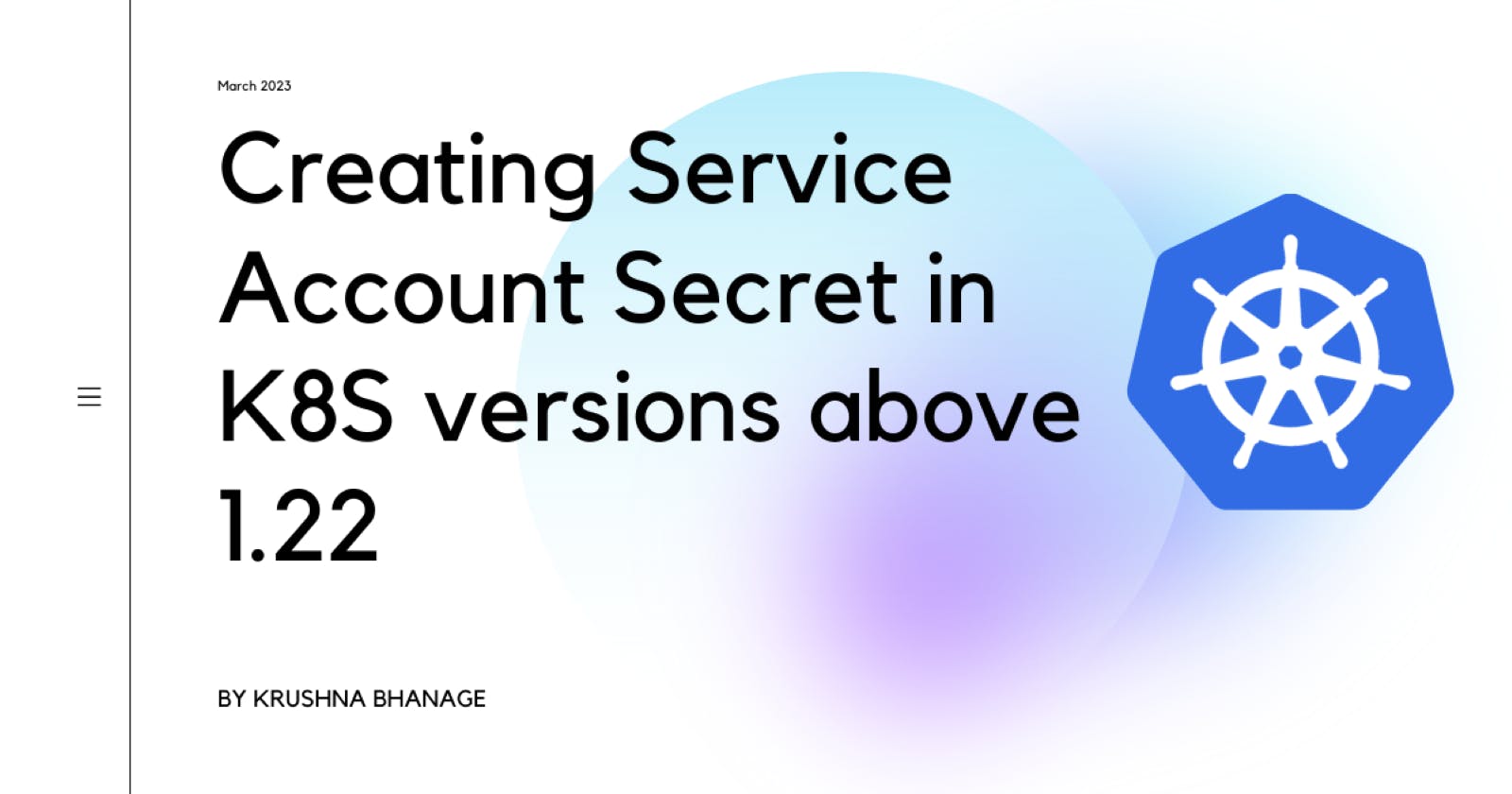 How to Create Secret for Default Service account for Kubernetes versions above 1.24