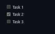 Task Lists demo