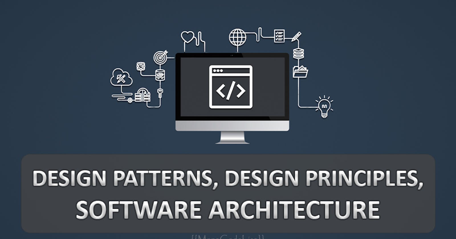 Design Patterns, Design Principles and App Architecture - what is the difference?