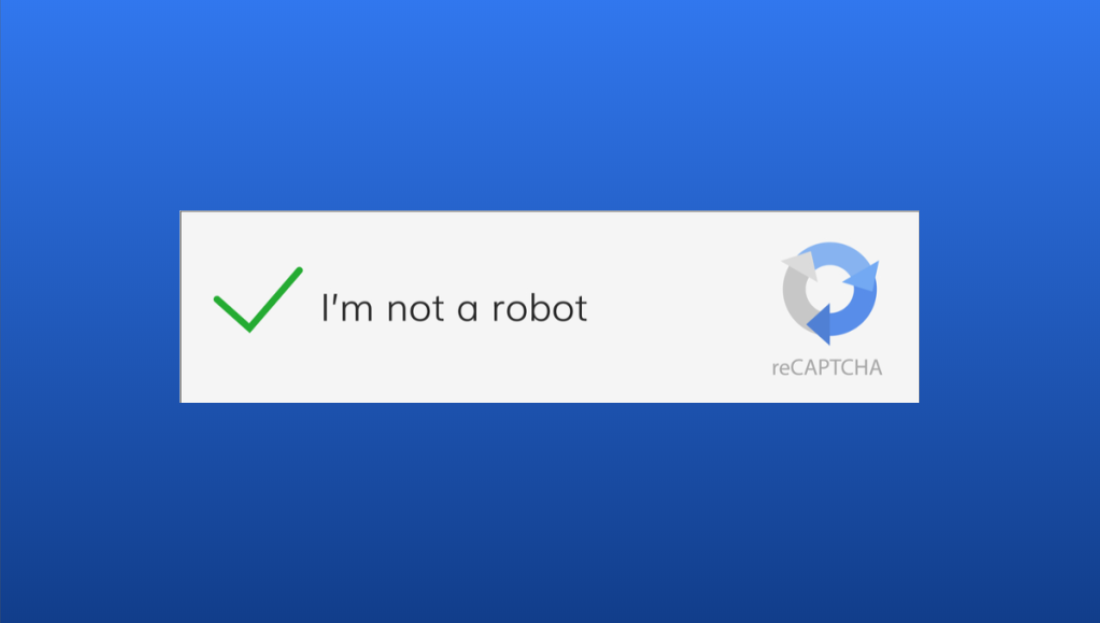 “I’m not a robot”🤖