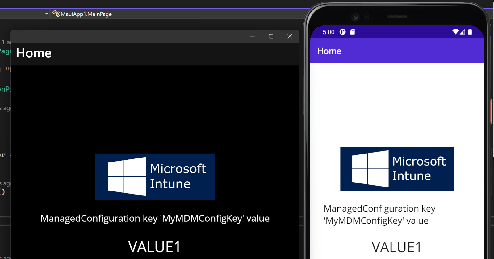 How to develop an MAUI/Xamarin app with MDM support (including Intune example)