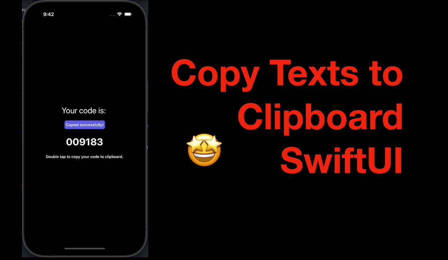 Copy to Clipboard in SwiftUI