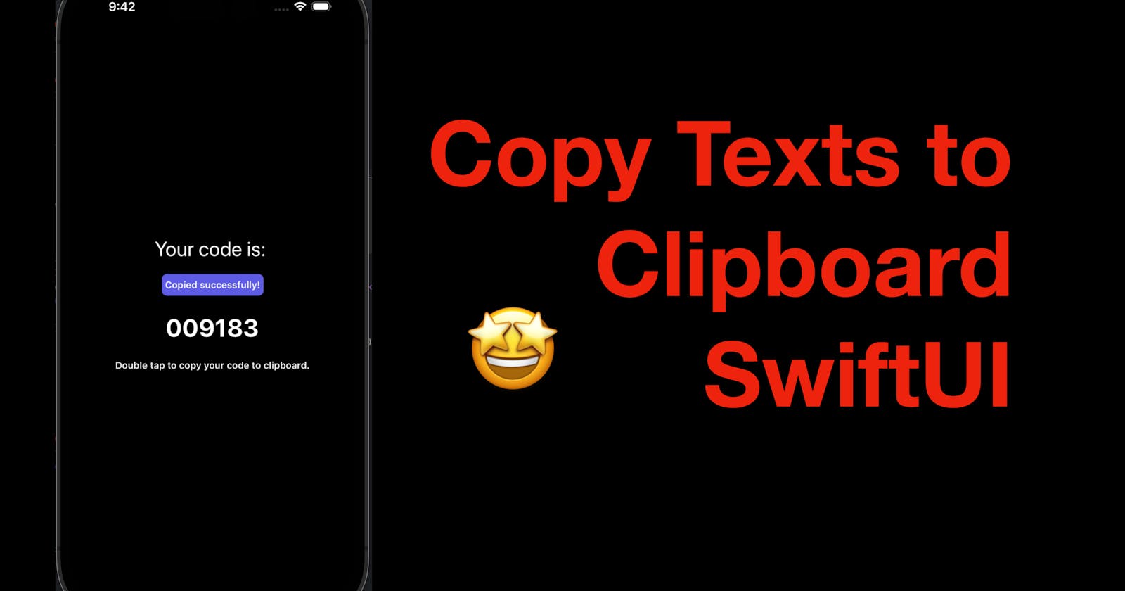 Copy to Clipboard in SwiftUI