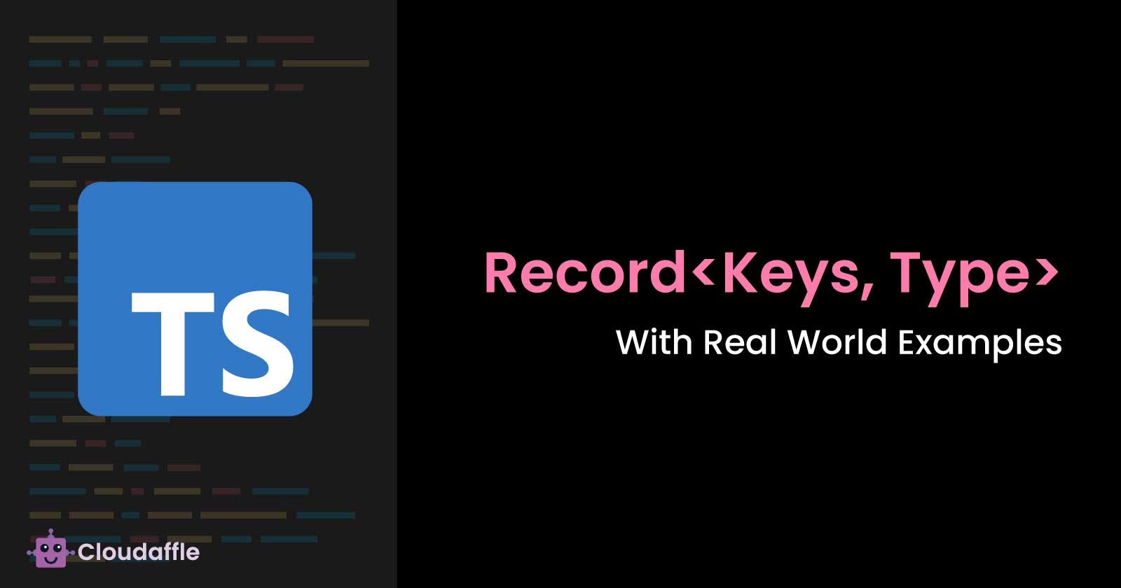 Record<Keys, Type> Utility Types in TypeScript