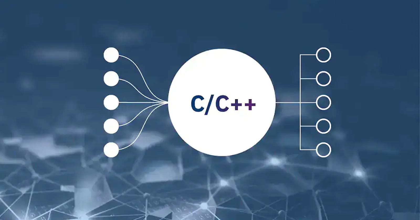 Difference between C and C++.