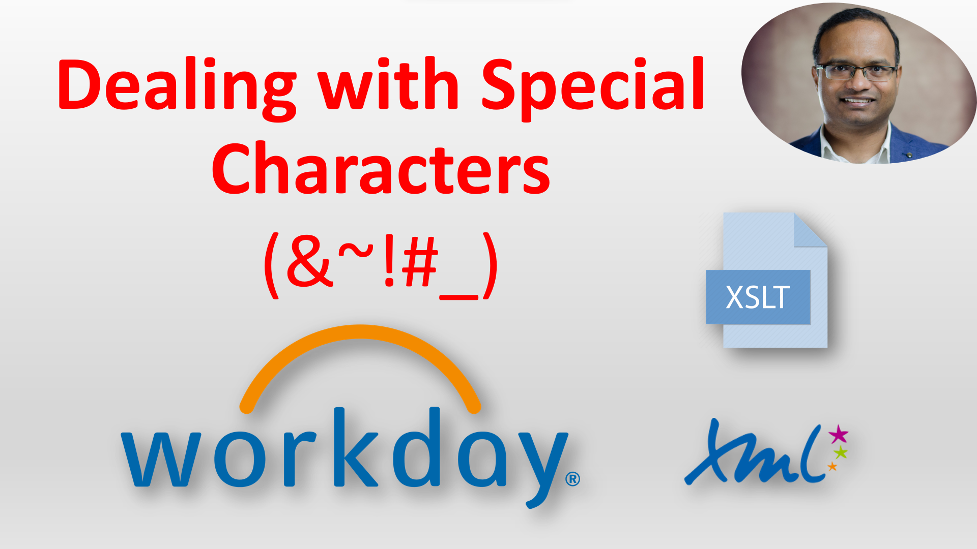 Workday XSLT - Replace special Characters