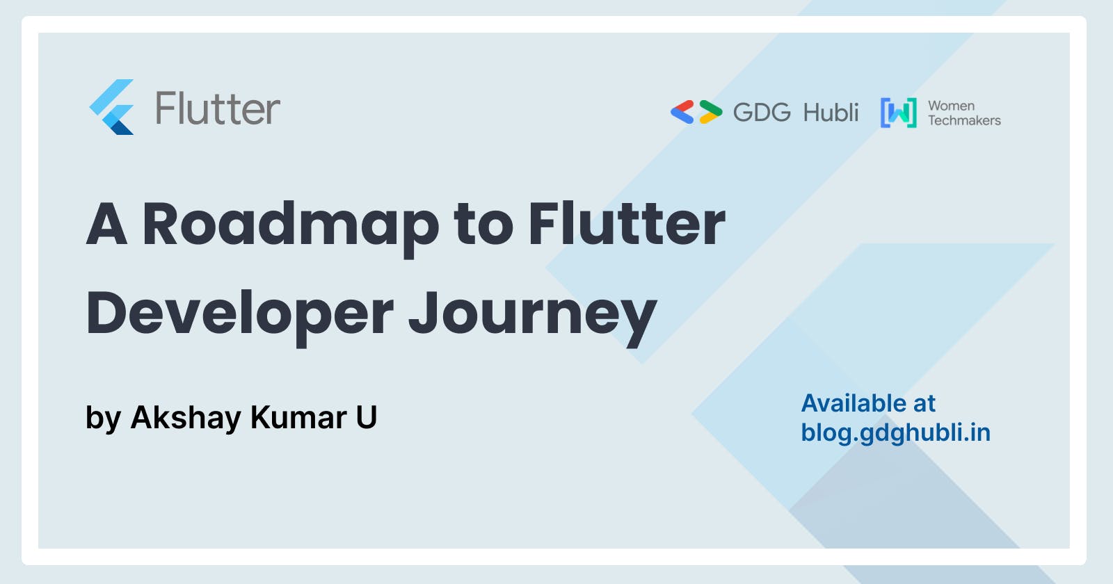 A Roadmap to Flutter Developer Journey