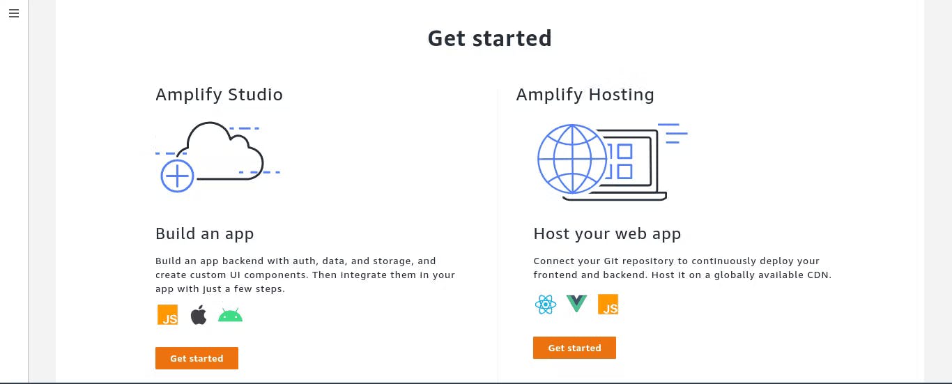 Amplify Service Homepage