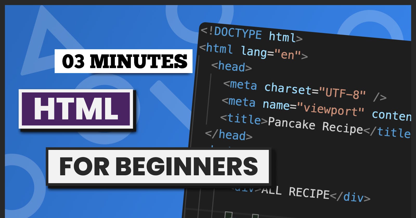 Basic Information in HTML for beginners ( web development ).

What is HTML?