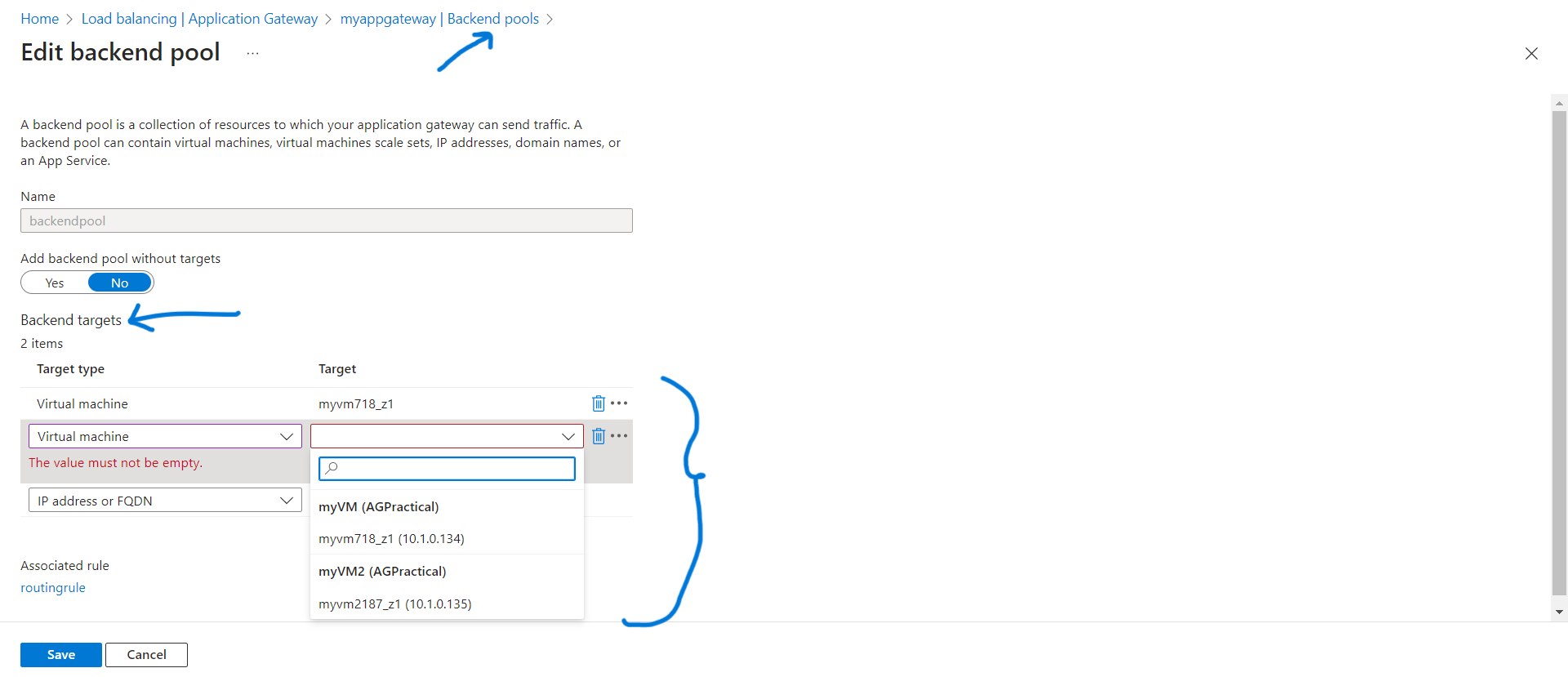 Route traffic to your web application based on HTTP request