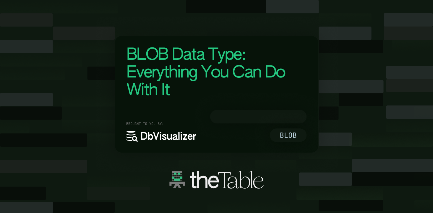 BLOB Data Type: Everything You Can Do With It