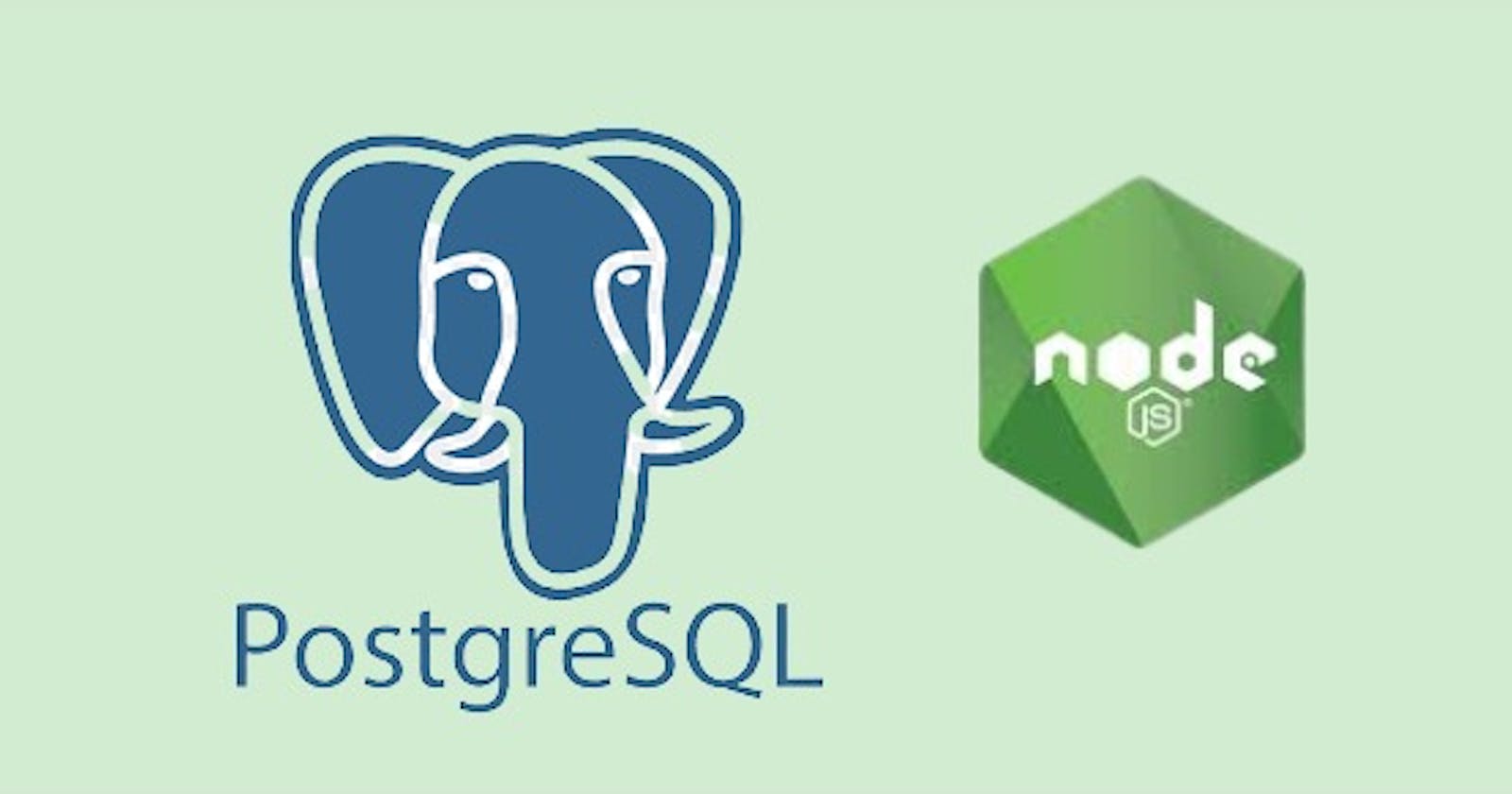 How to Connect PostgreSQL  with Nodejs