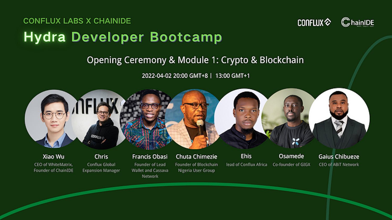 Conflux Labs x ChainIDE Hydra Developer Bootcamp with Over $7,000 Prize Pool