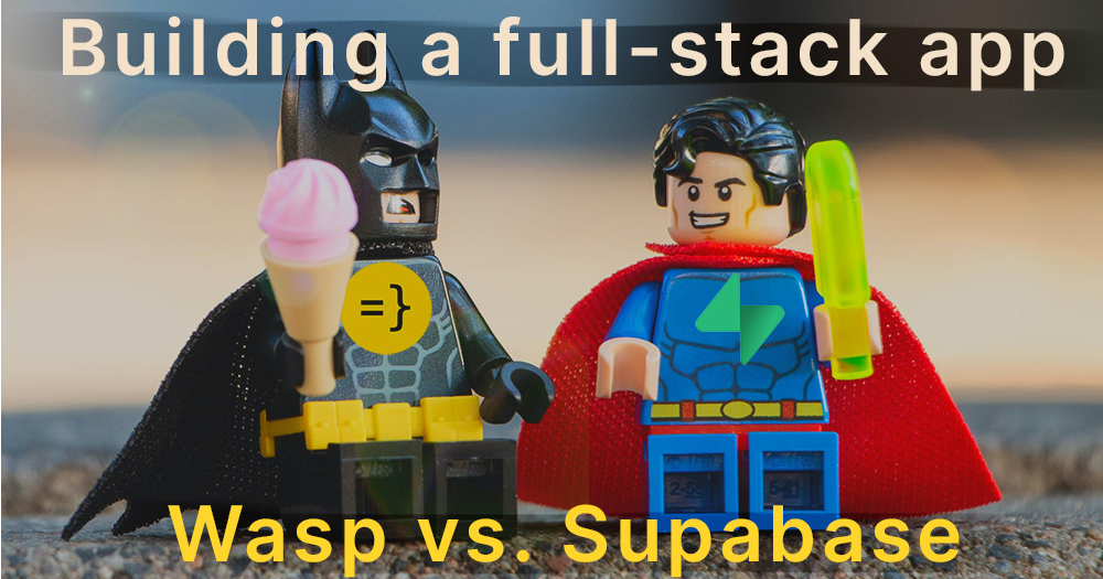 Building a full-stack app for learning Italian: Supabase vs. Wasp