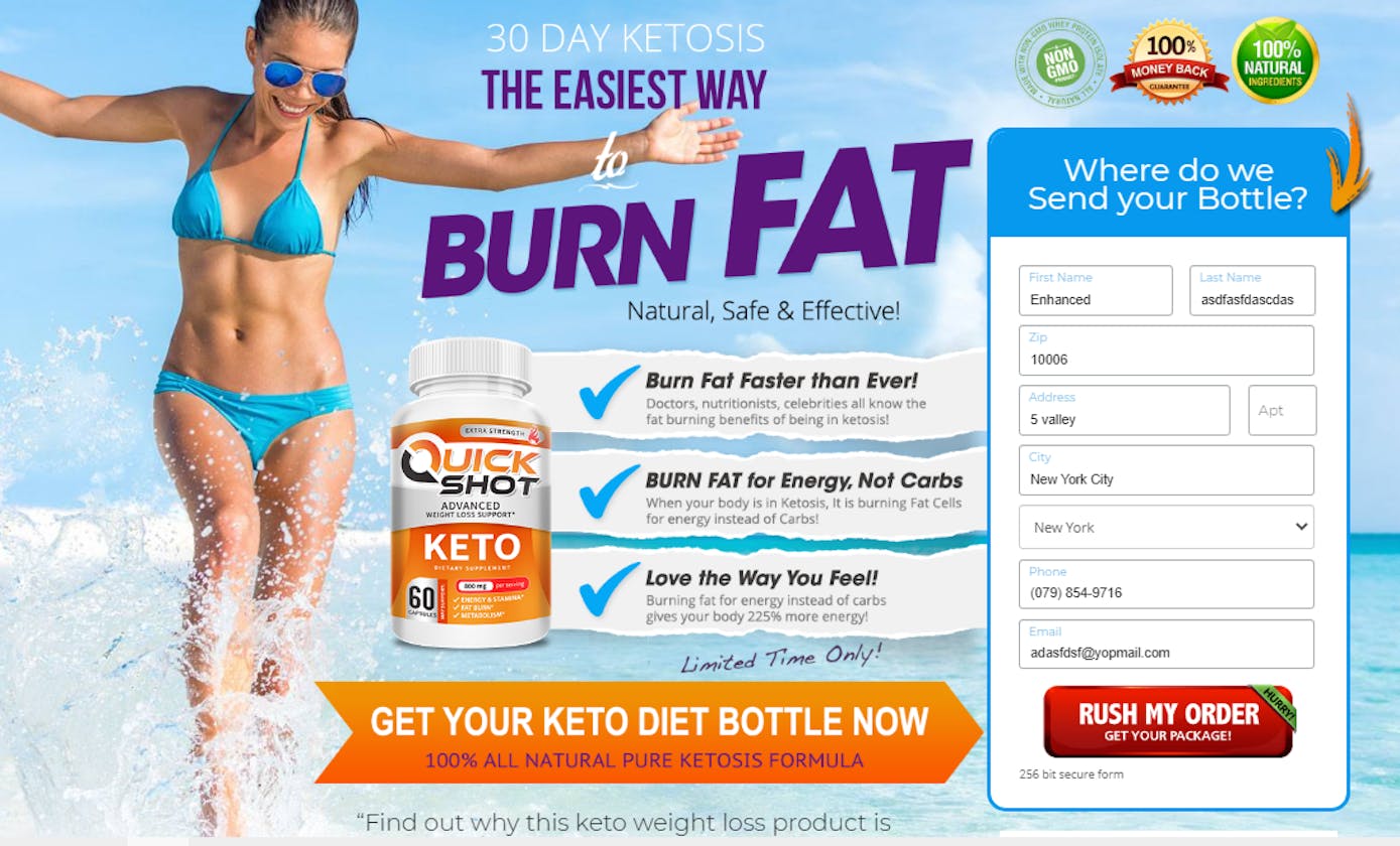 Quick Shot Keto |#EXCITING NEWS|: *Get Fat Busting Help With Keto!