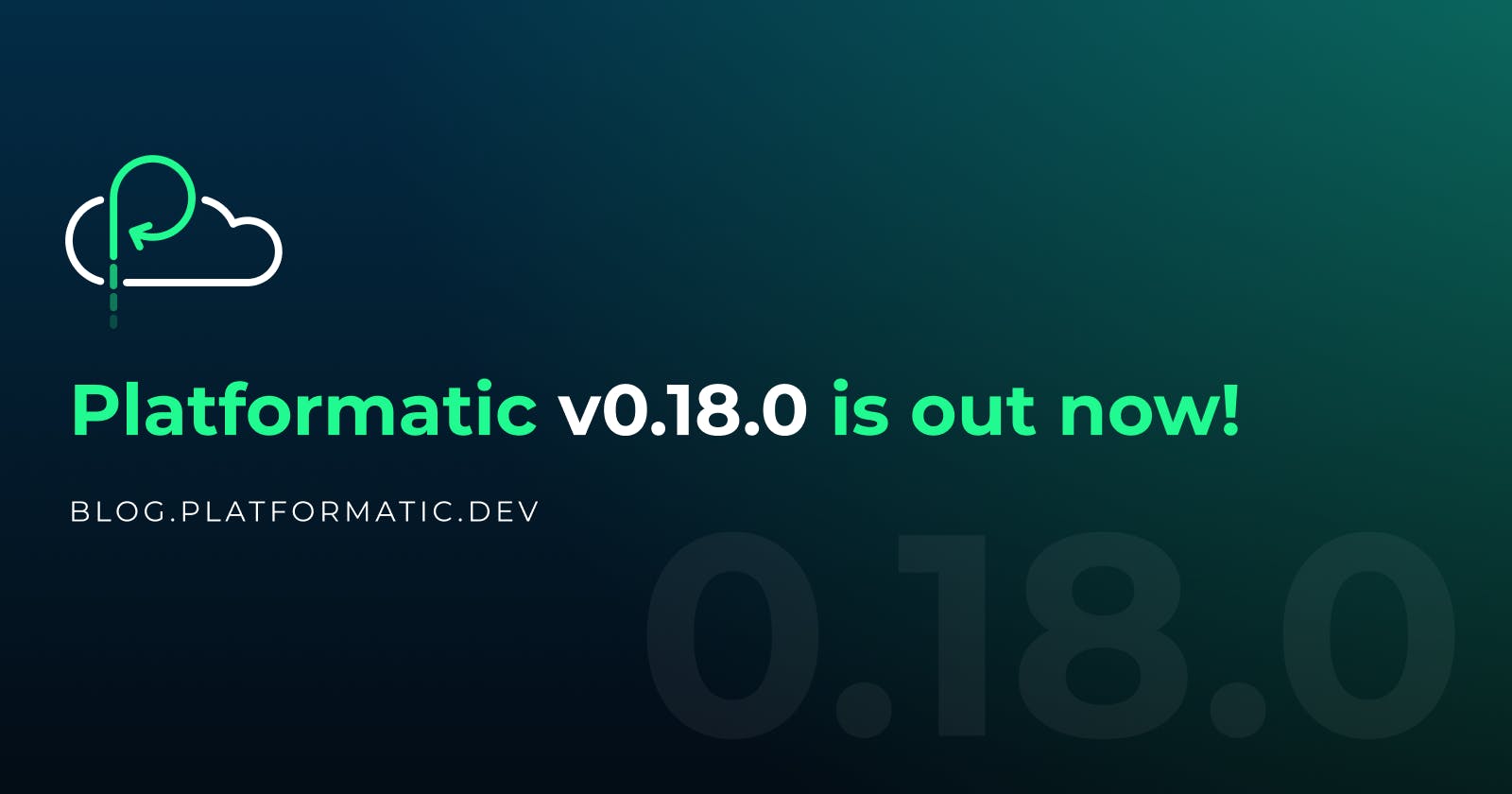 Platformatic v0.18.0 - GraphQL and OpenAPI support for Service, automatic config update, and many more fixes