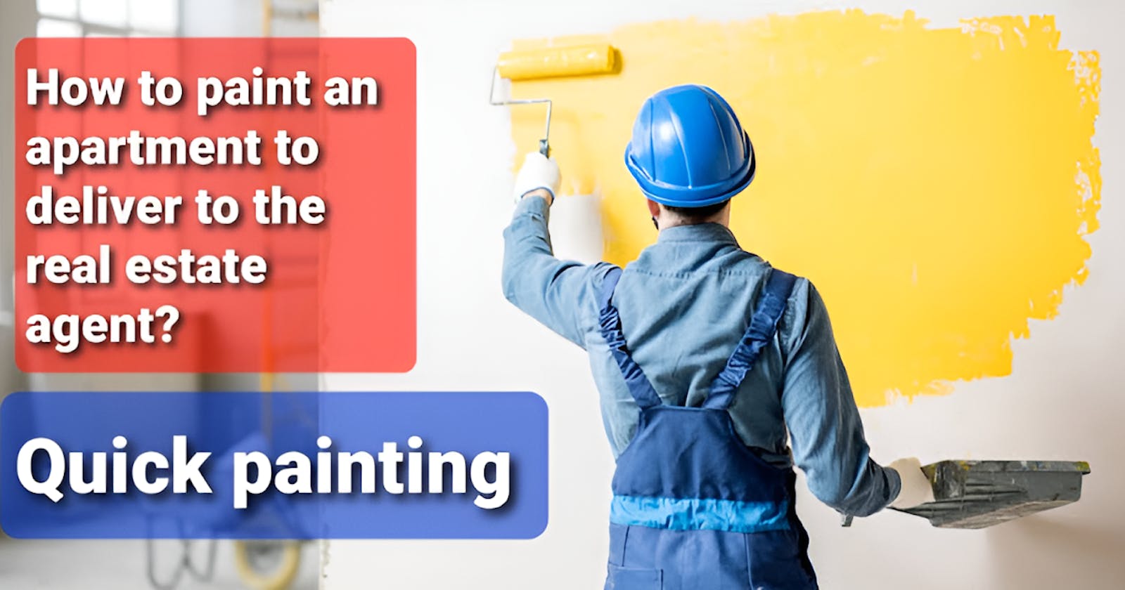 Como pintar um apartamento para entregar à imobiliária?