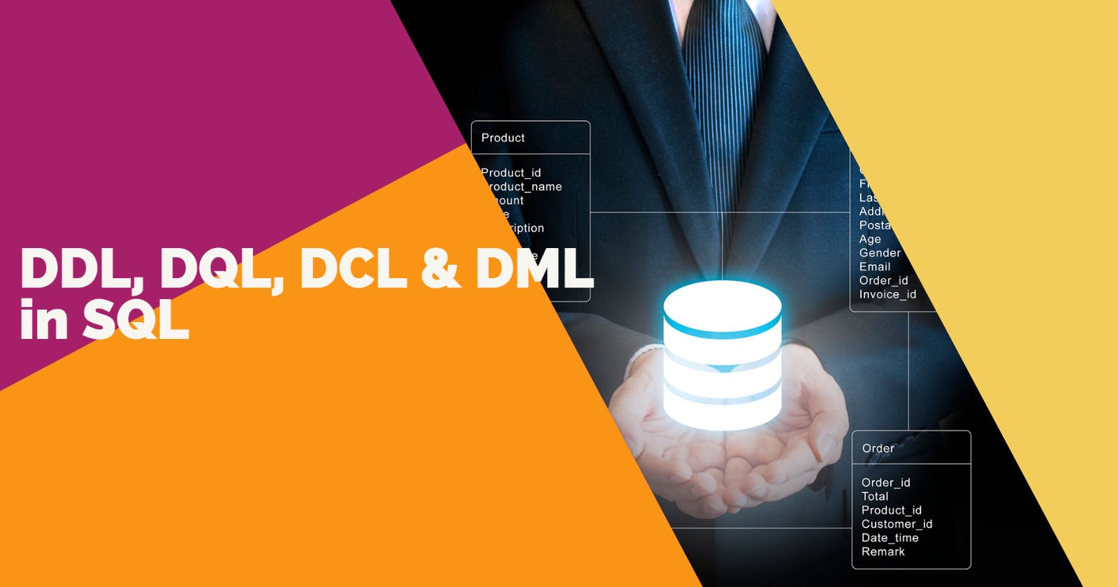 What is DDL, DML, DQL and DCL in SQL?