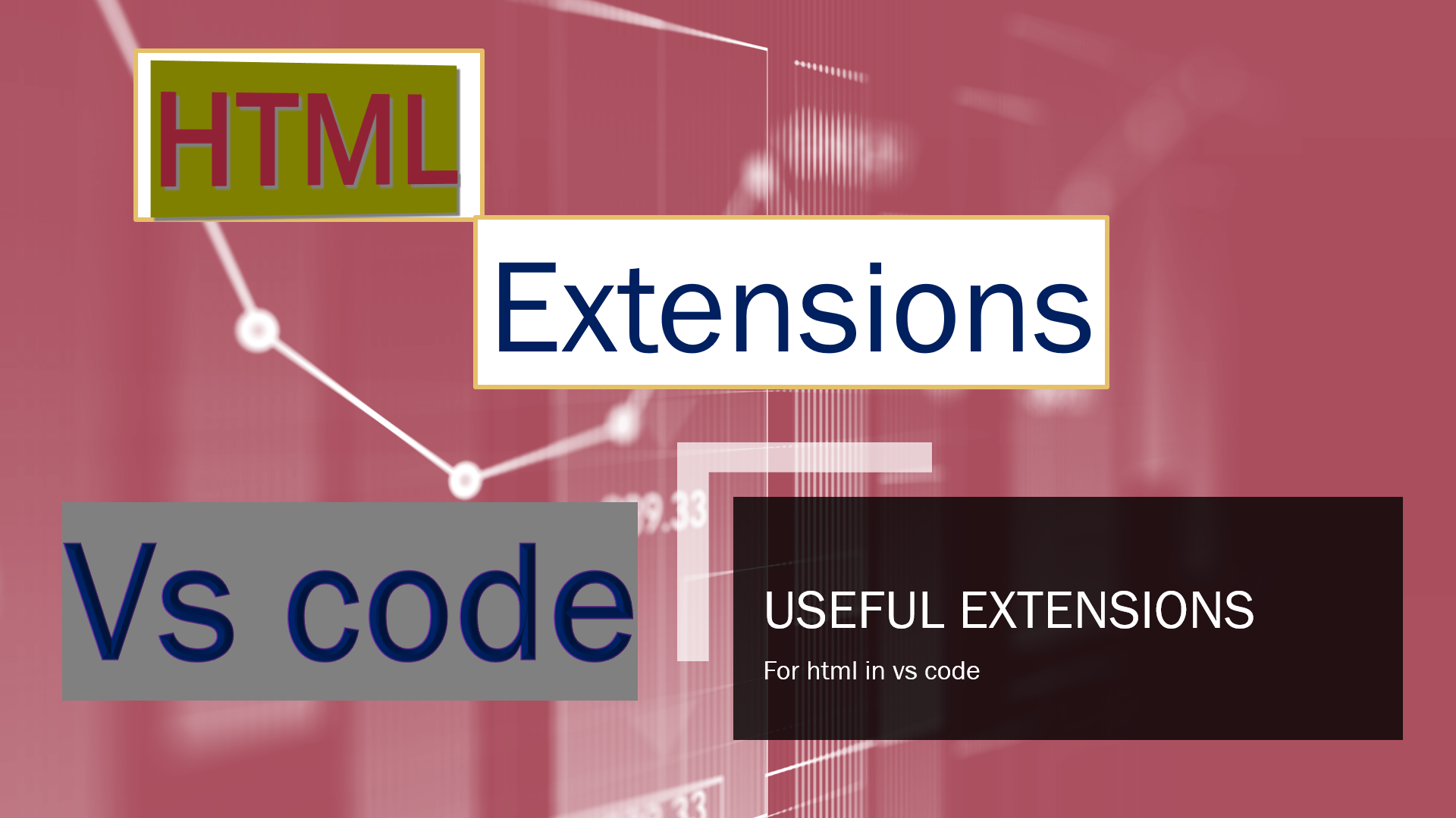 Some Useful Extensions When You Write Html In Vs Code
