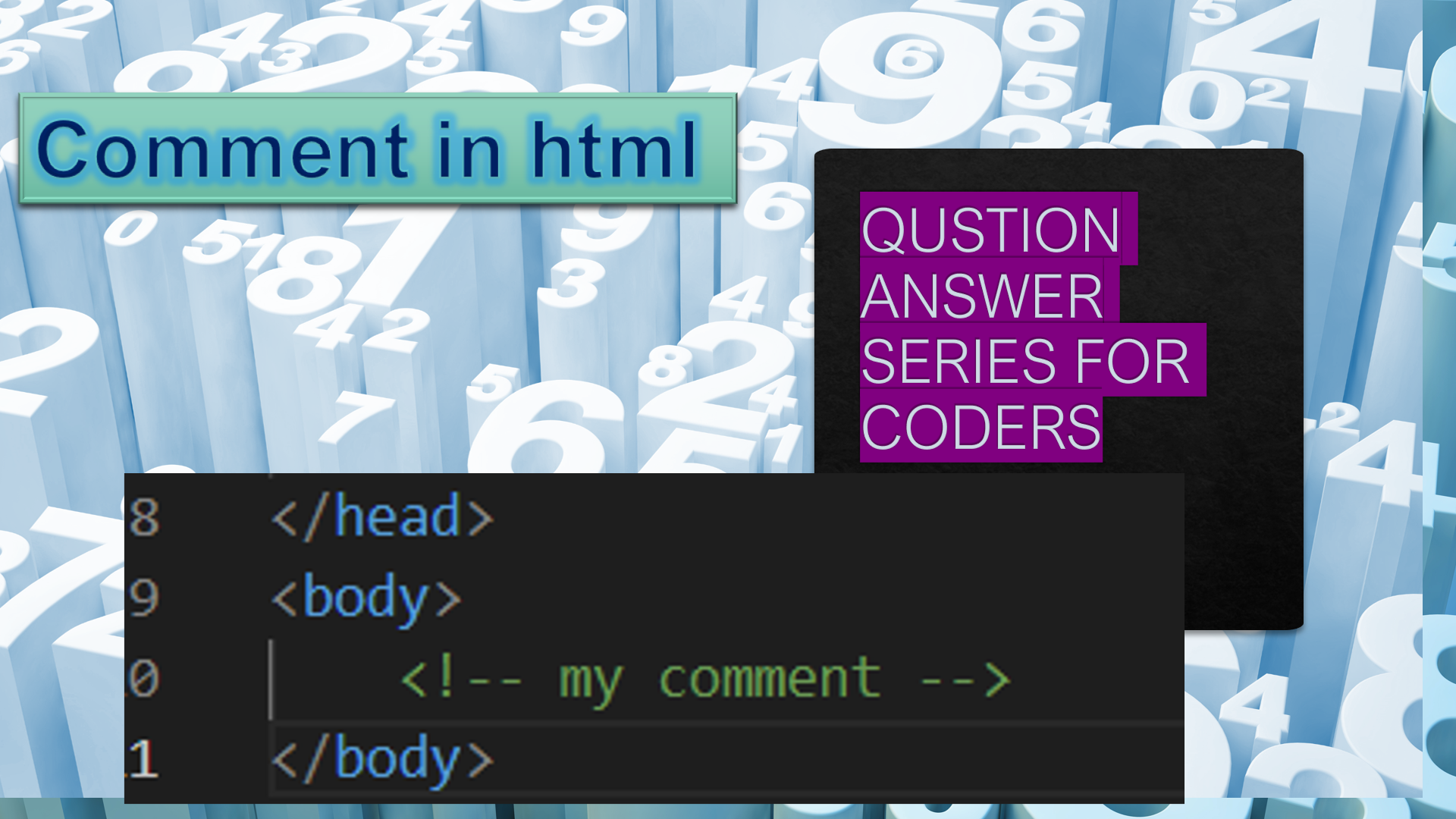 Comment In Html