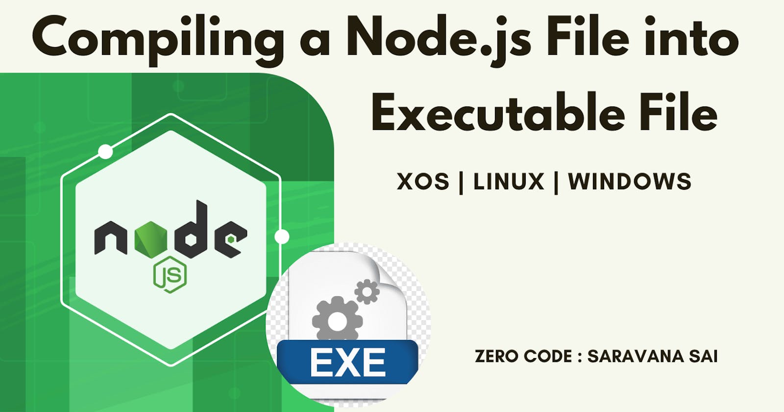 Compiling a Node.js Application into an executable  file
