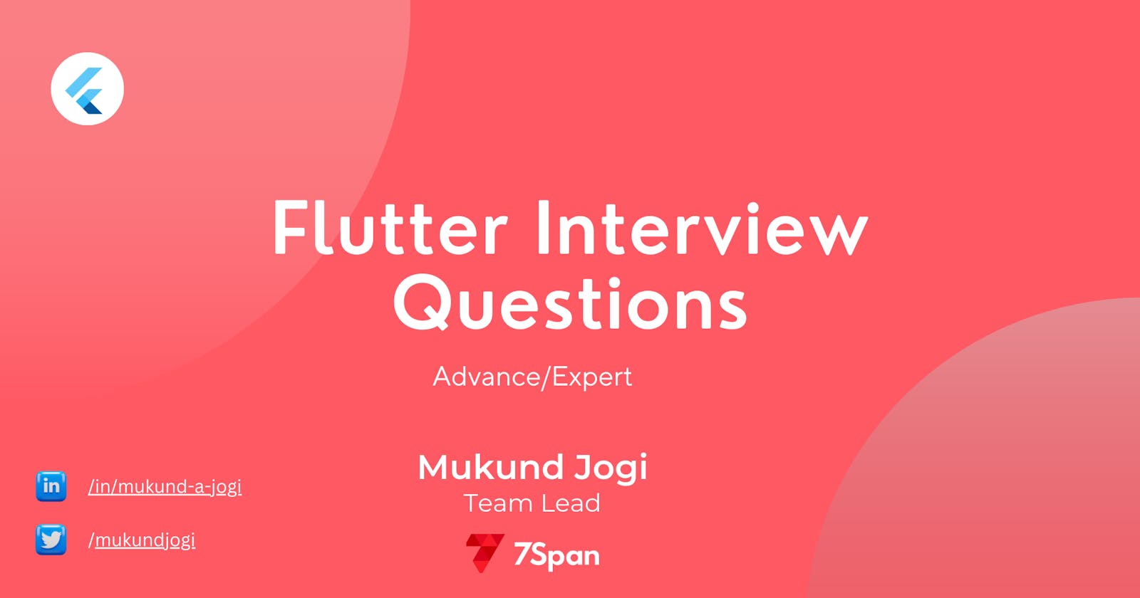 Flutter interview questions for Advance