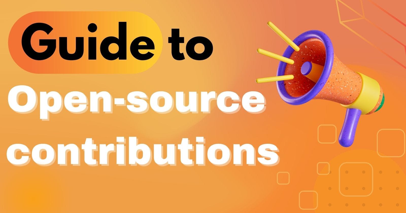Guide to  Open-source contributions