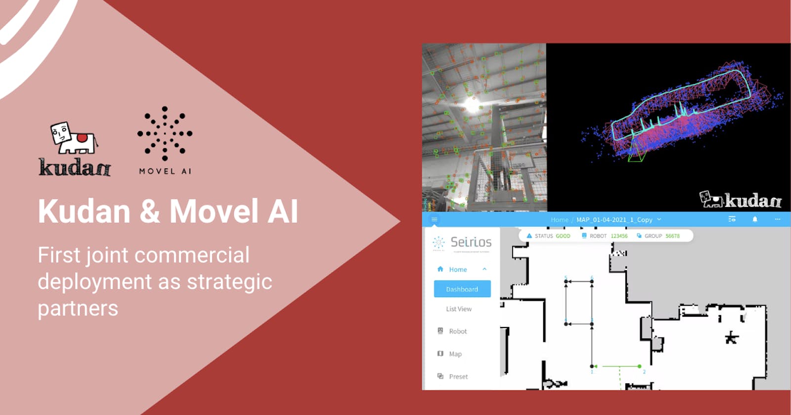Kudan and Movel AI forms strategic partnership and deploys integrated solution commercially