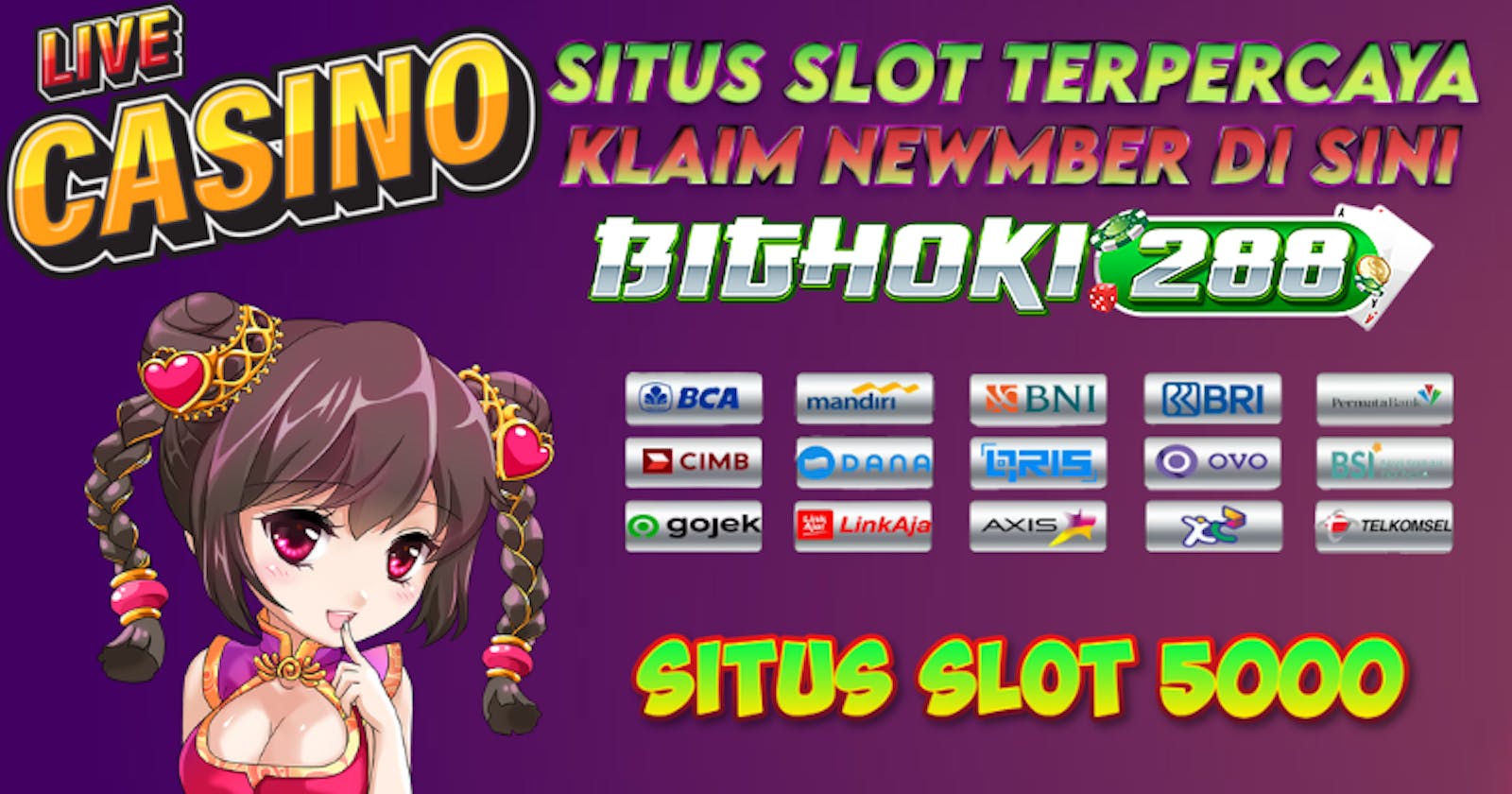 Deposit Slot Pulsa 5000 Tanpa Potongan Terbaru Bighoki288