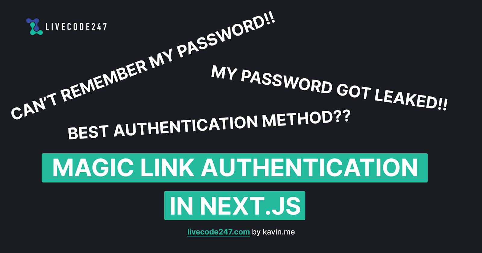 Try using this authentication method in your next NextJS project!! (Hint: Magic Links)