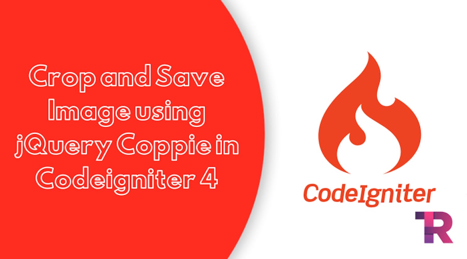Crop and Save Image using jQuery Coppie in Codeigniter 4