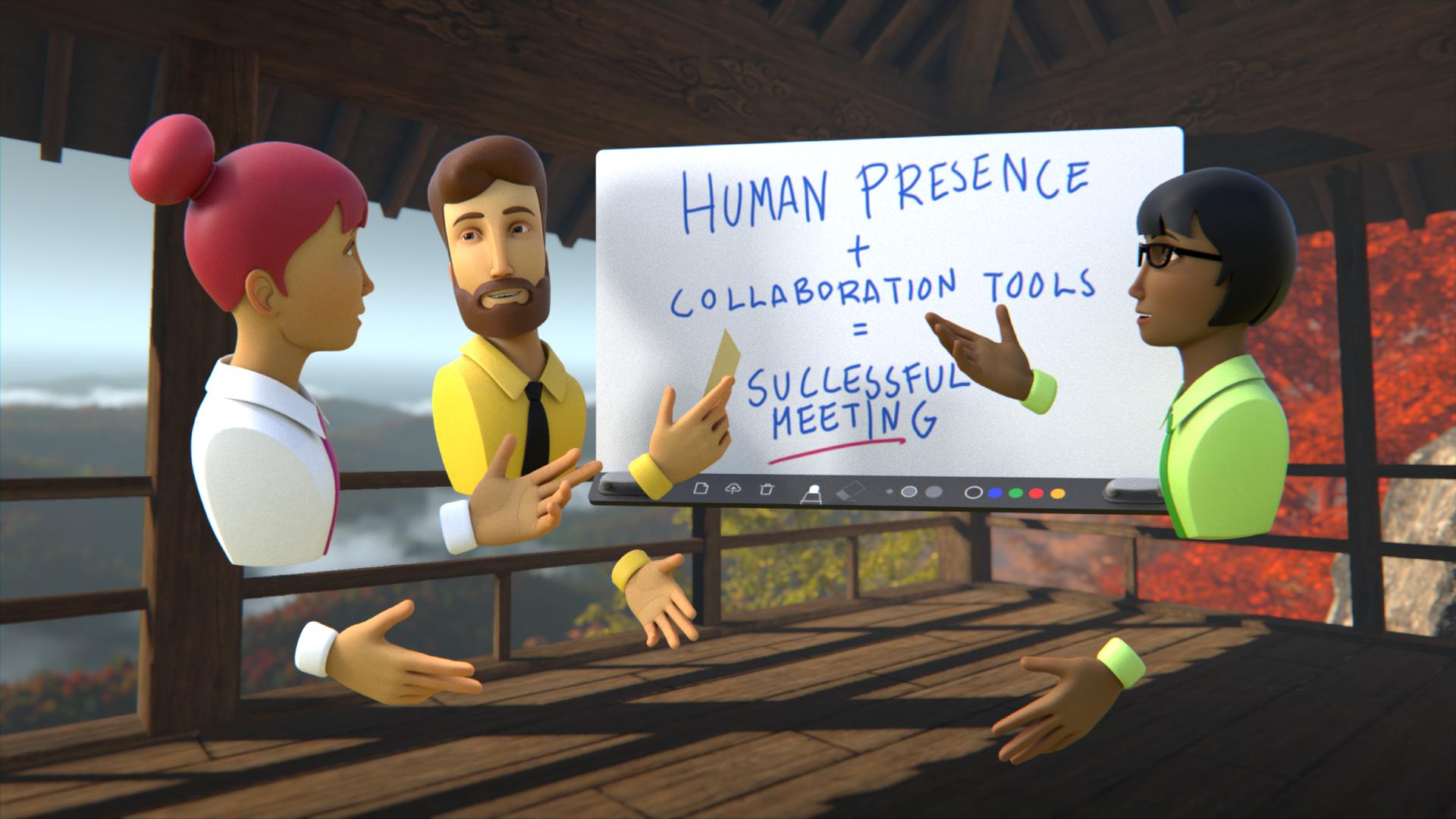 Collaborative Workspace in VR