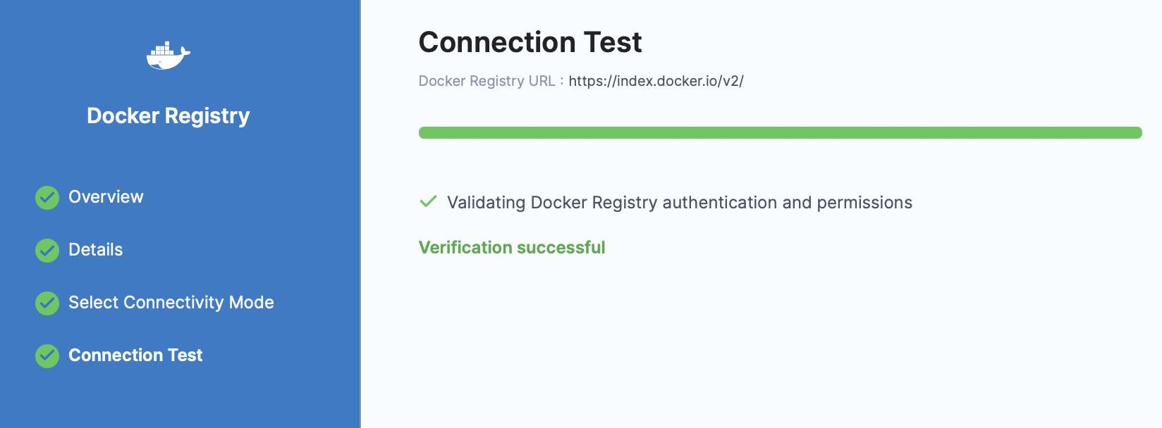 harness and docker connection